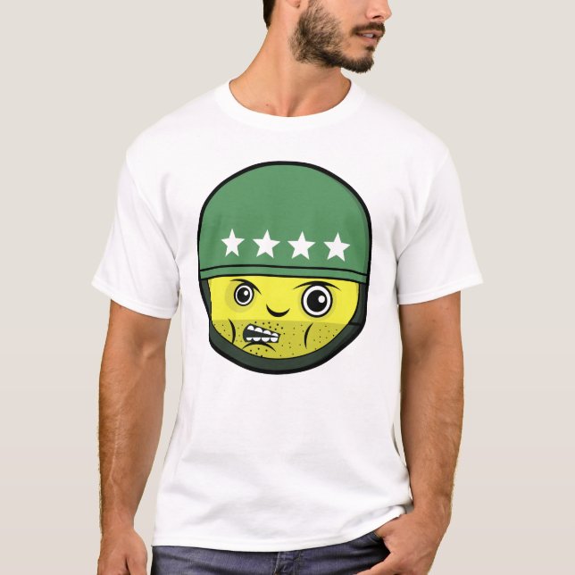 Camiseta Cara de soldado (Anverso)