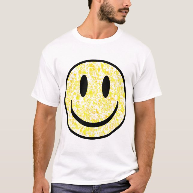 Camiseta Cara de sonrisa salpicada (Anverso)