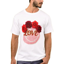 Cara de sonrisa tejida Rosa roja Amor San Valentín