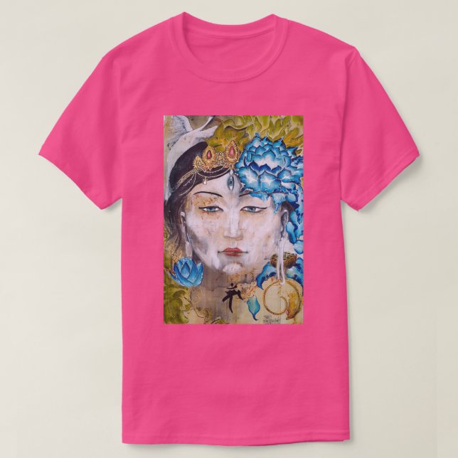 Camiseta Cara de Tara blanco (Diseño del anverso)