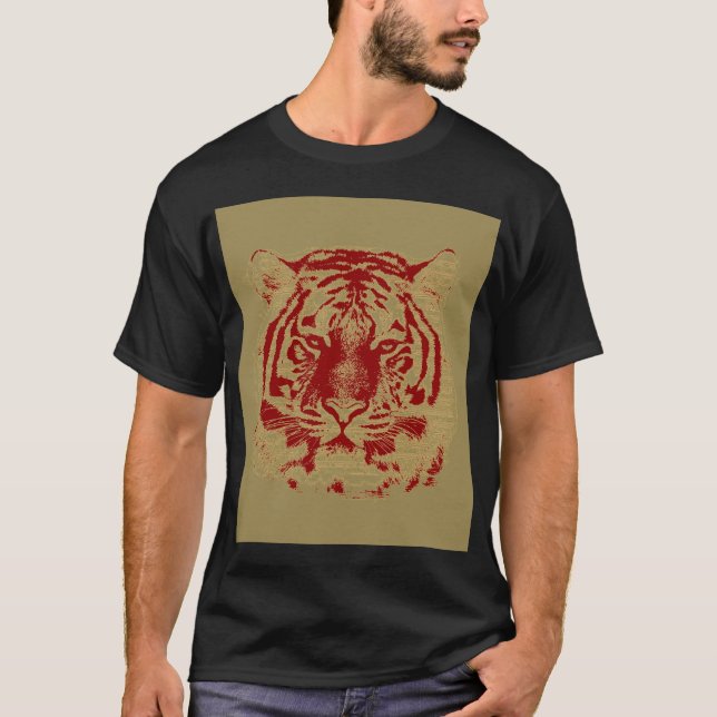 Camiseta Cara de tigre (Anverso)