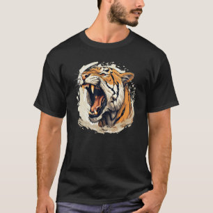 Camiseta Cara de Tigre bastante genial para Sabertooth y ga