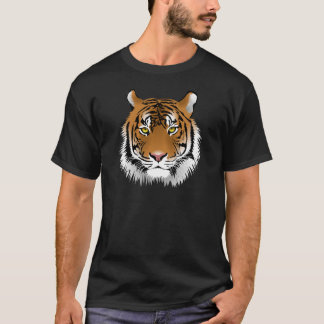 Camiseta Cara de tigre bengalí realista