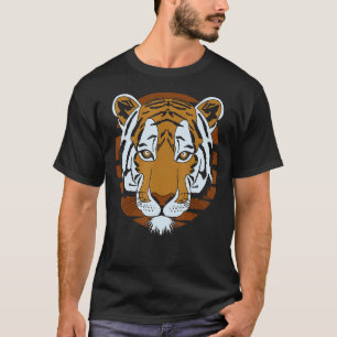 Camiseta Cara de Tigre Cabeza Grandes Felinos Imprimir Anim