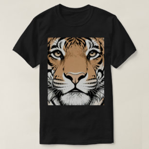 Camiseta Cara de Tigre Feroz, Tigre
