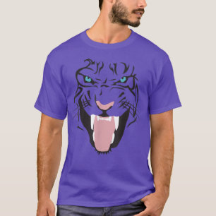 Camiseta Cara de tigre, gracioso traje de halloween animal