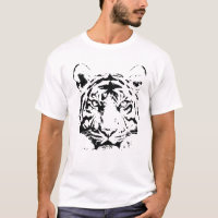 Cara de tigre intrépida - Año chino del tigre