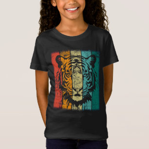 Camiseta Cara de tigre retro