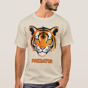 Camiseta Cara de Tigre Vibrante