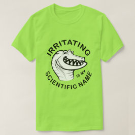 Camiseta Cara de trazo de irritación (texto)