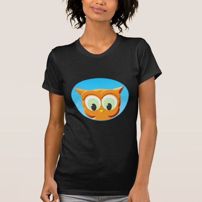 Camiseta Cara De Un Pequeño Búho (Anverso)