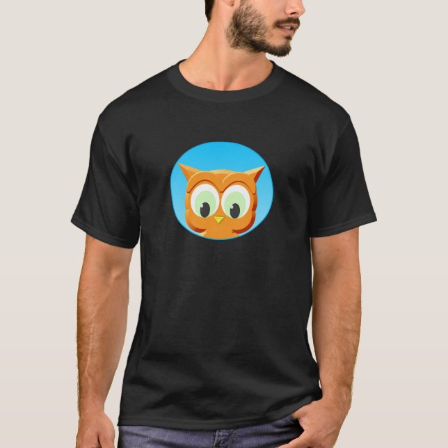 Camiseta Cara De Un Pequeño Búho (Anverso)
