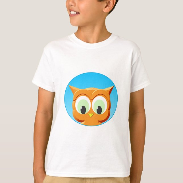 Camiseta Cara De Un Pequeño Búho (Anverso)
