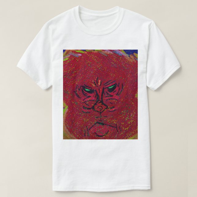 Camiseta Cara de una Llama (Diseño del anverso)