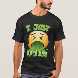 Camiseta Cara de Vómito u2013 Asco, Repugnancia, O Acaba de