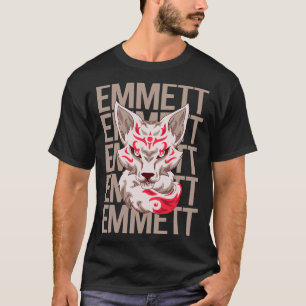 Camiseta Cara de Zorro - Nombre Emmett