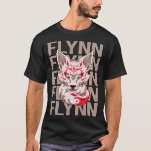Camiseta Cara de Zorro - Nombre Flynn