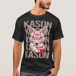 Camiseta Cara de Zorro - Nombre Kason