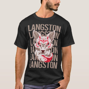 Camiseta Cara de Zorro - Nombre Langston