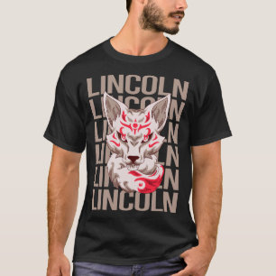 Camiseta Cara de Zorro - Nombre Lincoln