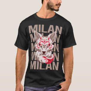 Camiseta Cara de Zorro - Nombre Milan