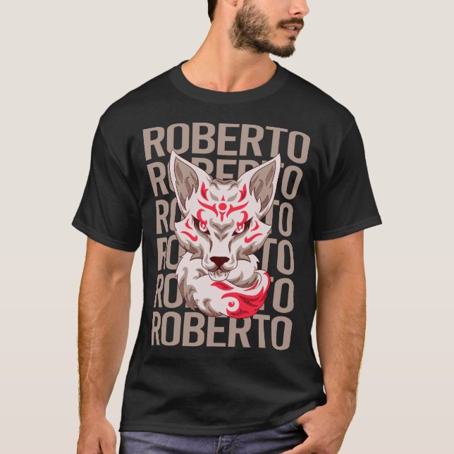 Camiseta Cara de Zorro - Roberto Nombre (Anverso)