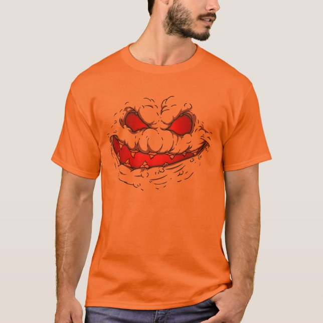 Camiseta Cara del arrastramiento - rojo (Anverso)