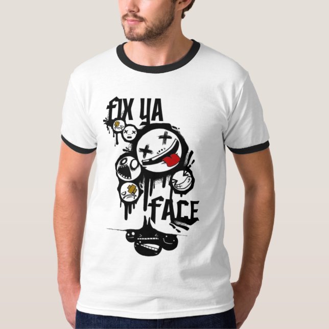 CAMISETA CARA DEL ARREGLO YA (RAYA) (Anverso)