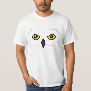 Camiseta Cara del búho de Birdorable Nevado