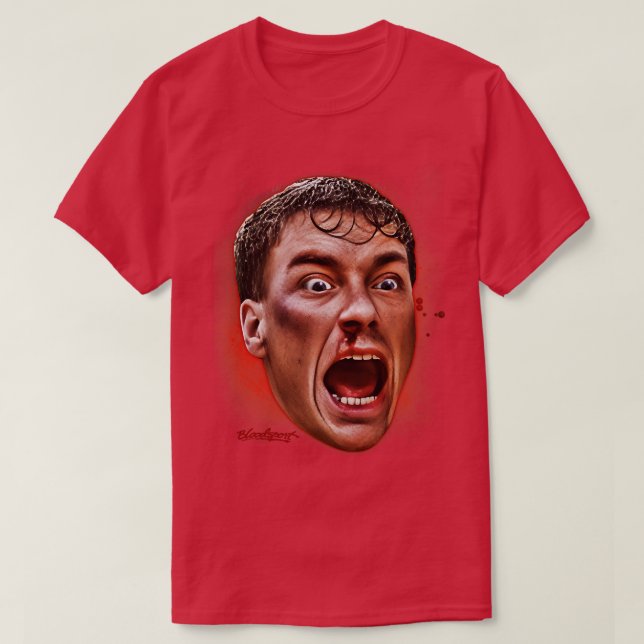 Camiseta CARA del deporte de sangre (Diseño del anverso)