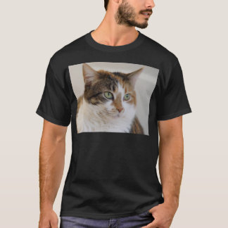 Camiseta Cara del gato de tabby del calicó