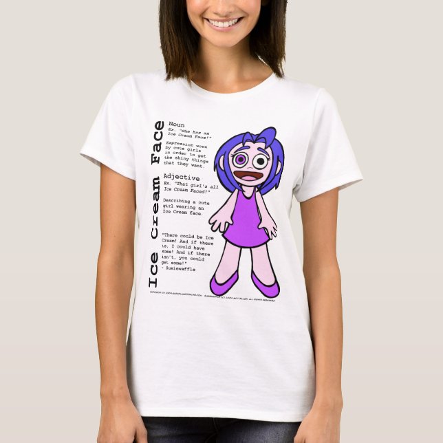 Camiseta Cara del helado (Anverso)
