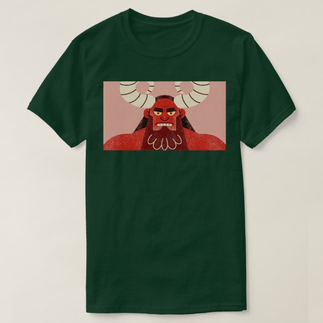 Camiseta cara del infierno (Diseño del anverso)