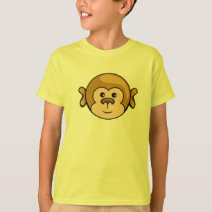 Camiseta cara del mono