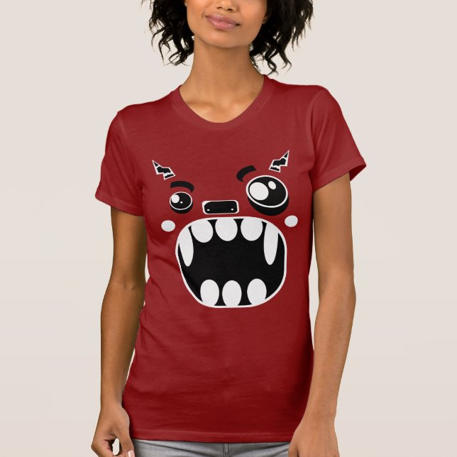 Camiseta Cara del monstruo (Anverso)