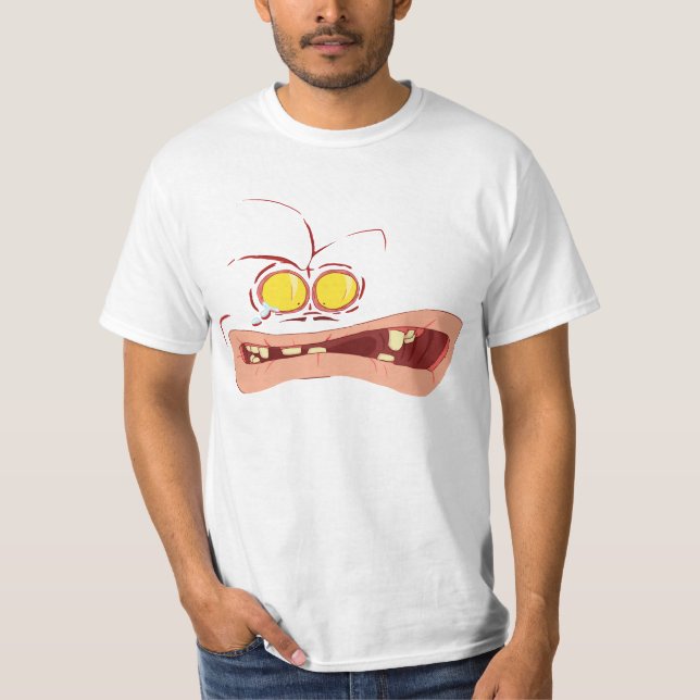 Camiseta Cara del monstruo (Anverso)