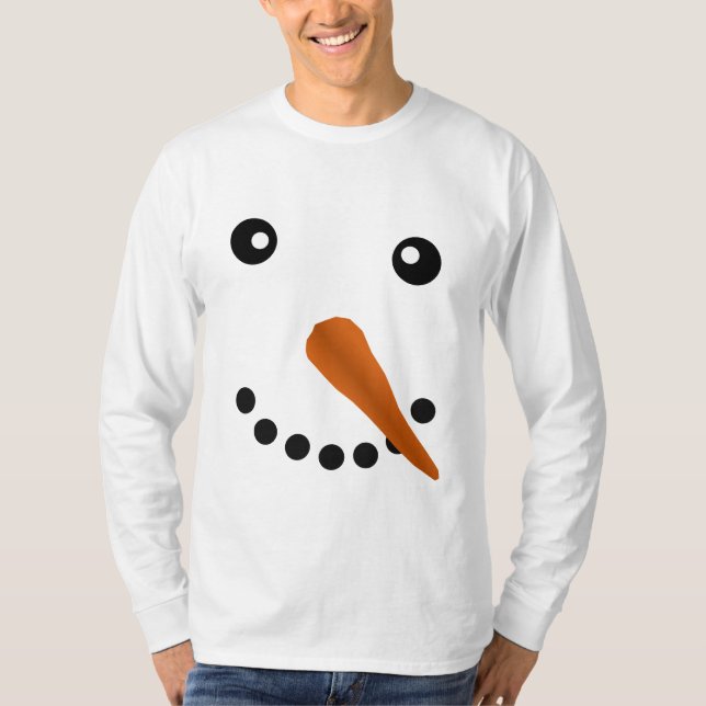 CAMISETA CARA DEL MUÑECO DE NIEVE (Anverso)