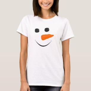 Camiseta Cara del muñeco de nieve