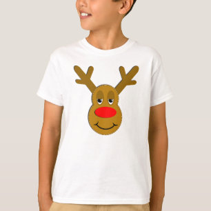 Camiseta Cara del reno del navidad