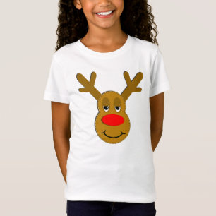 Camiseta Cara del reno del navidad