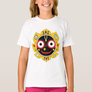 Camiseta Cara del Señor Jagannath Deidad Hindú Espiritual