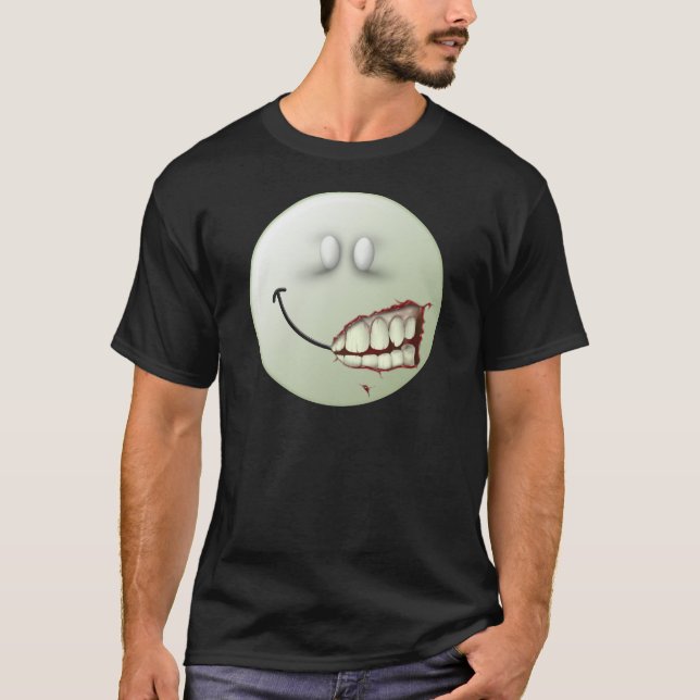 Camiseta Cara del zombi (Anverso)