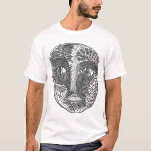 Camiseta cara dentada