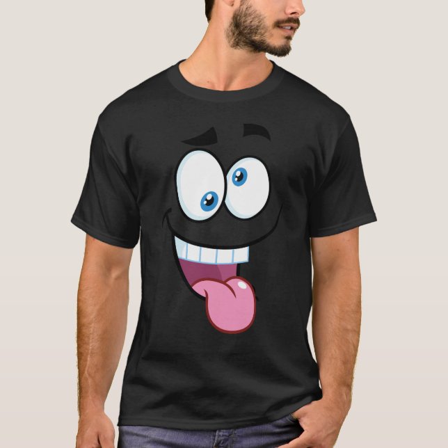 Camiseta cara divertida (Anverso)