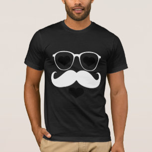 Camiseta Cara divertida con bigote