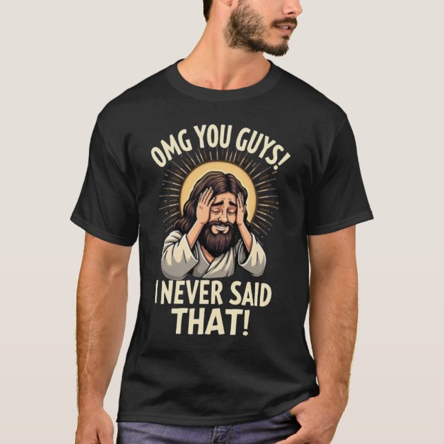 Camiseta Cara divertida de citar mal Facepalm “¡Dios mío, c (Anverso)
