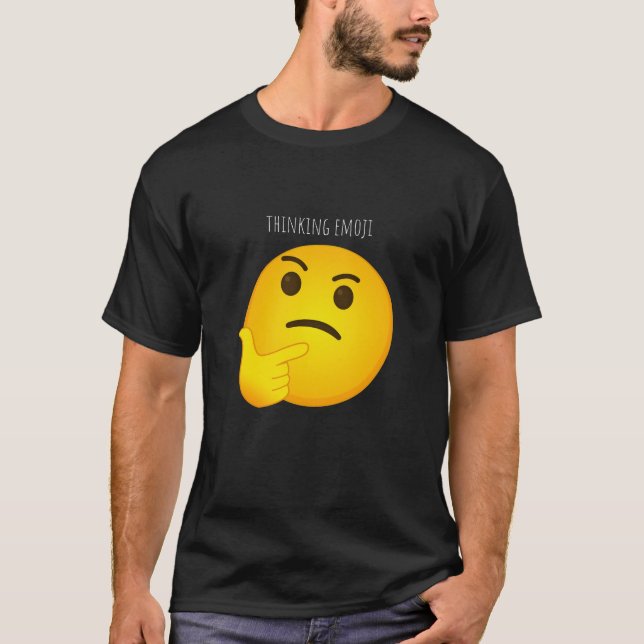 Camiseta Cara divertida de emoji T-Shirt (Anverso)
