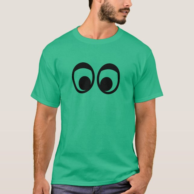 Camiseta Cara divertida de los ojos (Anverso)