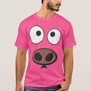 Camiseta Cara divertida del cerdo