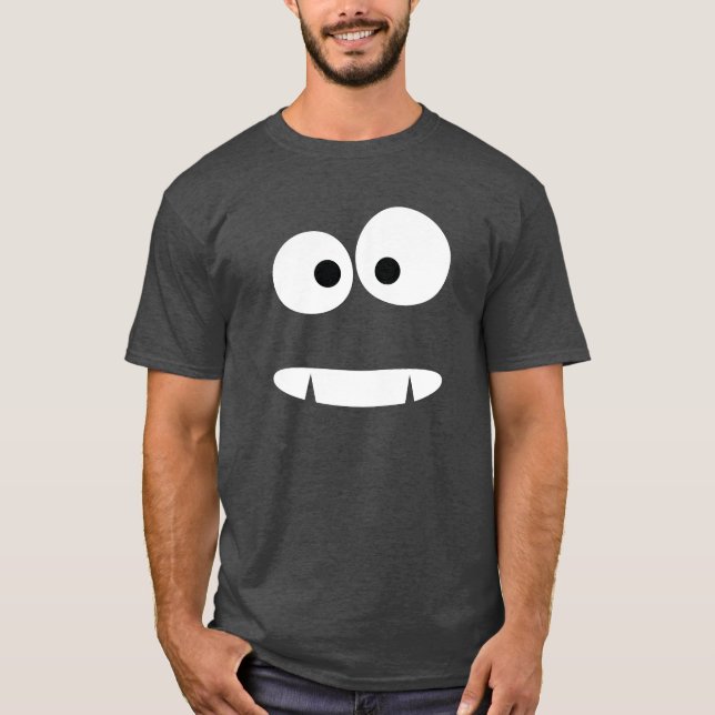 Camiseta Cara divertida del monstruo (Anverso)